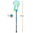 thumbnail image 2 of Franklin Sports Youth 34" Mini Pro Style Lacrosse Stick & Ball Set, 2 of 9