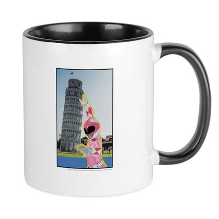 

CafePress - Power Rangers Pink Ranger At The - Ceramic Coffee Tea Novelty Mug Cup 11 oz