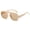 Off-White-Light Tea, variant on Retro Square Aviator Sunglasses, UV400 Protection, Unisex PC Frame