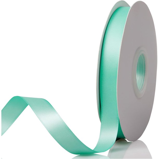 Cinta de raso de doble cara naranja de 1" x 50 yardas, rollos de cinta de tela de alta densidad de color sólido, ideal para envolver regalos, costura, manualidades, lazos de bricolaje y Navidad, decor