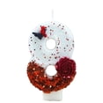 thumbnail image 1 of Décor de Fête à Paillettes Rouges, Bougies d'Anniversaire 9e Butterfly, Bougies Chiffres pour Gâteau Décorées de Roses Rouges, pour Anniversaires, Fêtes et Célébrations de Mariage, Fleur C Numéro 9, 1 of 5