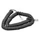 thumbnail image 1 of Cable de auricular telefónico Uxcell RJ9 Plug 4P4C para teléfono de línea en espiral para hogar u oficina negro 22.97 pies, 1 of 5