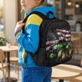 thumbnail image 4 of Aplkyhs American Flag Tractor Backpack for Students 9-18 School Bookbag Lightweight Water Resistant for Teens Daily Use, 4 of 6