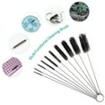thumbnail image 4 of 10Pcs Nylon Straw Brush Cleaner Bottle Tube Pipe Small Long Cup Kitchen Bath Home Cleaning Set, 4 of 6