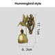 thumbnail image 5 of Campanas de Puerta con Forma de Animal, Campanas de Metal de Hierro, Carillón de Viento, Colgantes de Pared con Forma de Colibrí, Estilo Nostálgico Vintage, 5 of 5