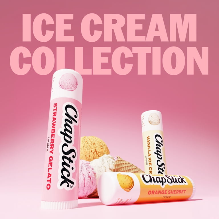 ChapStick Ice Cream Collection Lip Balm Lip Care, Moisturizer