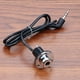 thumbnail image 4 of BRIGHTFUFU Conector con clavija para extremo de guitarra, conector hembra de 1/4 pulgadas a macho, Cable con clavija de extremo de 3,5mm para guitarra, 4 of 8