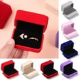 thumbnail image 4 of Engagement Exquisite Wedding Storage Box Couple Double Ring Box Display Box Velvet Jewelry Case BLUE, 4 of 8