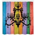 thumbnail image 3 of Ambesonne Vintage Shower Curtain, Vertical Wooden Planks, 69"Wx84"L, Multicolor, 3 of 3