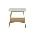 thumbnail image 4 of Madison Park Parker End Table with White and Natural Finish MP120-1064, 4 of 4