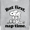 thumbnail image 3 of Peanuts - Snoopy First Nap Time - Men's Crew Neck Fleece Pullover, 3 of 6