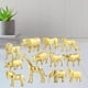 thumbnail image 3 of Juguetes de animales Sunnimix Figuras de juguetes 12 piezas dorado, 3 of 7