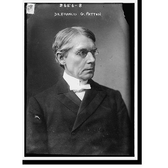 Historic Print, Dr. Francis G. Patton, 16" x 20"