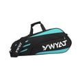 thumbnail image 4 of Bolsa para raquetas de bádminton, bolsa de tenis, bolsa de gimnasio con cierre de cremallera, bolsa para deportes al aire libre, funda para raquetas Negro Azul, 4 of 8
