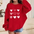 thumbnail image 5 of BLVB Kids Valentines Day Sweatshirts Boys Girls Valentine's Love Heart Graphic Shirt Pullover Toddler Long Sleeve Outfit Tops, 5 of 5