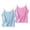Light Blue 2, variant on Tweang Flowy Tank Tops for Women Sleeveless Crew Neck Loose Shirt Solid Color T-shirt Wide Shoulder Strap Embroidered Button Sleeveless Top Linen Clothing for Womens Sleeveless Shirts Beige L