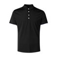 thumbnail image 1 of ZAXARRA Men? s Tops V-Neck Short Sleeve Pullover Polo Shirt with Buttons, 1 of 9