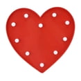 thumbnail image 2 of 10 LEDs Love Shaped Night Light, Battery Powered With Hook Holes, Multipurpose For Kids Room, Desktop Decor, 2 of 8