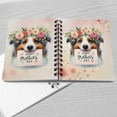 thumbnail image 4 of Happy Mother's Day Australian Shepherd with Flower Crown and Greeting Card Spiral Bound Journal Aussie Dog Lover Gifts 5x7in Spiral Notebook - 13004, 4 of 5
