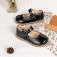 thumbnail image 6 of Meckior Toddler Girls Dress Shoes Little Girls Mary Jane Bowknot Soft Sole Princess Shoes for Little Kids, 6 of 8