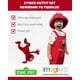 thumbnail image 3 of Conjunto de overol corto con diseño de Elmo de Sesame Street, camiseta y gorro, 3 of 6