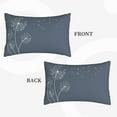 thumbnail image 2 of Sikiie White Dandelion Print Plush Pillow Cover, Wrinkle-proof and Stain-resistant Pillow Protector without Pillow Core, Home Decoration-14"x20", 2 of 6