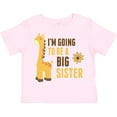 thumbnail image 3 of Inktastic I'm Going to Be a Big Sister Giraffe Girls Toddler T-Shirt, 3 of 5