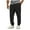 Black, variant on Dxzfnsa Men's Casual Pants Lightweight Quick Dry Hiking Running Workout Outdoor Sports Sweat Pants joggers for men(Black,L)