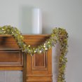 thumbnail image 3 of Northlight 12' x 4" Unlit Gold/Silver Wide Cut Christmas Tinsel Garland, 3 of 3