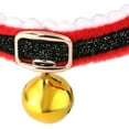 thumbnail image 3 of WHAMVOX 2Ensemble Collier pour Animaux Accessoires Collier Cloche Tissu Réglable Couleur Aléatoire pour Chien Chat, 3 of 5