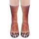 thumbnail image 5 of Calcetines unisex con estampado 3D de huellas de animales de SPRING PARK, de algodón, para hombre, mujer y niño, 5 of 7