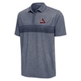 thumbnail image 2 of Men's Antigua Heather Navy St. Louis Cardinals Dashing Polo, 2 of 3