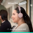 thumbnail image 3 of Auriculares Logitech Zone Wired 2 ANC con cable USB-C USB-A Rosa, 3 of 9