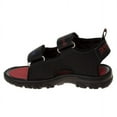 thumbnail image 2 of Beverly Hills Polo Club Boys Sport Sandals (Toddler Sizes) - Black/Red, 8, 2 of 6