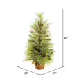 thumbnail image 3 of Vickerman D183440 Pin de Jaspe Vert de 48 Po à Base de Toile de Jute, 3 of 3