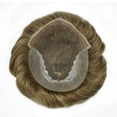 thumbnail image 2 of Mens Toupee Hairpieces Lace Front Human Hair Replacement System Skin PU Men's Wig Units 8X10 #17R, 2 of 6