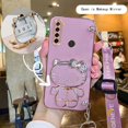 thumbnail image 1 of Carcasa Xiaomi Redmi Note 8 9 Pro Max 9S 9A 9i Vanity Espejo Lindo Hello Kitty Anime Soporte Banda De Muñeca Con Hoja De Metal Funda De Teléfono SK, 1 of 4