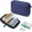 Blue, variant on Waterproof 14 Day Travel Pill Organizer Binder, Portable Medication Case with Color-Coded Pouches, Daily Vitamin & Supplement Holder for Purse or Luggage. (Blue)
