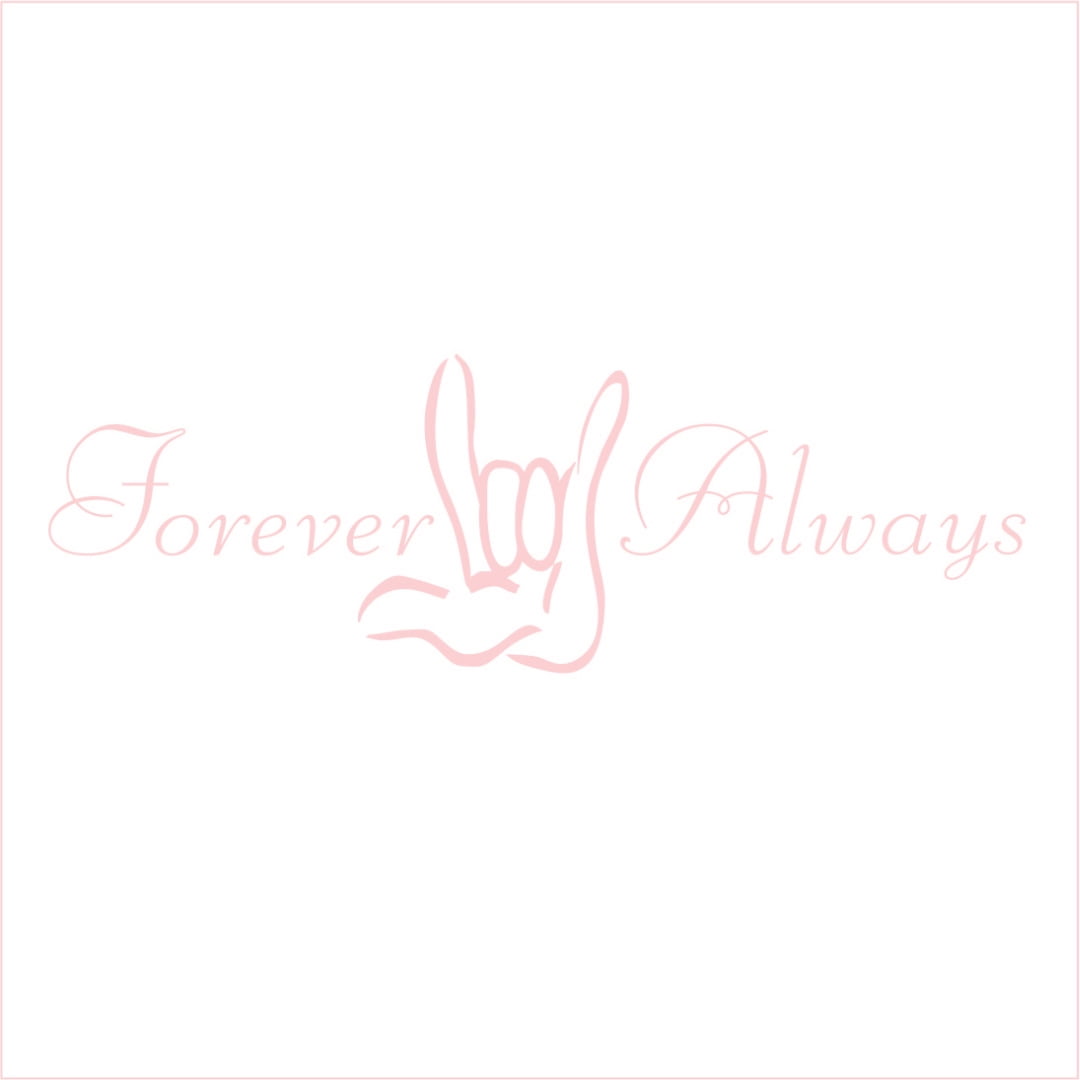 Forever Always Vinyl Decal - Large - Blush - Walmart.com