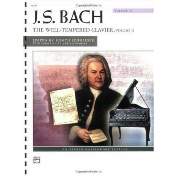 The Well-Tempered Clavier, Vol. 2 (Alfred Masterwork Edition)