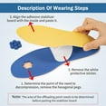 thumbnail image 5 of Peg Assist Insole Off Loading Removable Peg Insoles Diabetic Insole Foot Ulcer Insole for Foot Pain Relief, Wounds and Ulcerations of Foot, Shock Absorption for Men and Women, 5 of 5