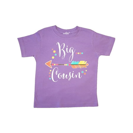 

Inktastic Big Cousin- dots and arrow Gift Toddler Boy or Toddler Girl T-Shirt