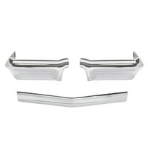 KOJEM Front Bumper Impact Bar Reinforcement Compatible with 1963 Chevrolet Impala Bumper face Bar Cross