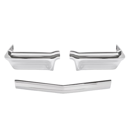KOJEM Front Bumper Impact Bar Reinforcement Compatible with 1963 Chevrolet Impala Bumper face Bar Cross
