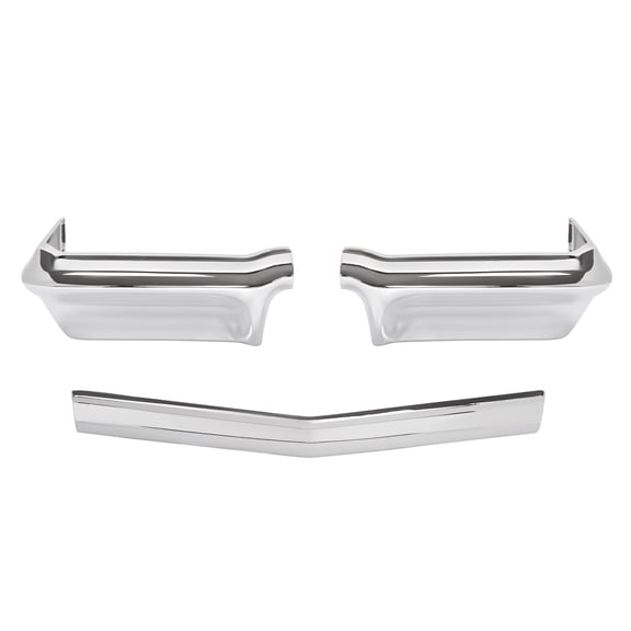 KOJEM Front Bumper Impact Bar Reinforcement Compatible with 1963 Chevrolet Impala Bumper face Bar Cross