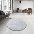 thumbnail image 4 of Ahgly Company Machine Washable Indoor Round Industrial Modern Pastel Light Blue Area Rugs, 7' Round, 4 of 7