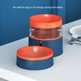 thumbnail image 4 of Greeniant Alimentador automático Universal para mascotas de gran capacidad, dispensador de alimentos con protección para el cuello, cuenco de agua, Suministros para gatos naranja azul Greeniant PT004464-02, 4 of 6