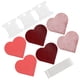 thumbnail image 1 of Marcapáginas de Cuero BuyWeek juego de 3 marcadores de libros de lectura forma de corazón colgante, 1 of 14