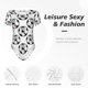 thumbnail image 4 of Balery Happy Football Body de cuello redondo de manga corta para mujer Tops de manga corta Tops básicos-X-Large, 4 of 7
