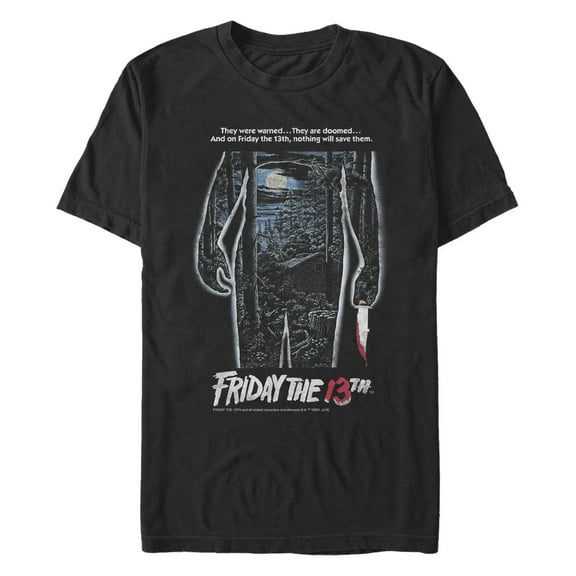 Men's Friday the 13th Shadow Movie Poster Graphic T-Shirt